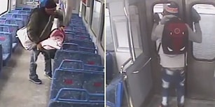Bebeğini Trende Bırakıp Sigara İçmeye İnen Adamın Korku Dolu Anları