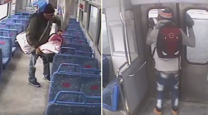 Bebeğini Trende Bırakıp Sigara İçmeye İnen Adamın Korku Dolu Anları