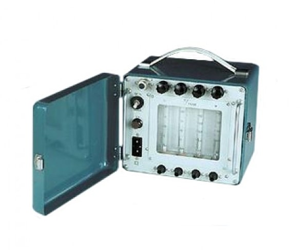 9. Прибор для взятия проб воздуха или газа называется...