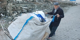 Her Gün 5 Kilometre Yürüyerek Topladığı Plastik Atıklarla Geçimini Sağlamaya Çalışan 75 Yaşındaki Adam