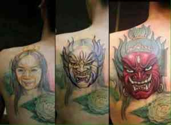 3. Вряд ли этой девушке понравилась бы идея, чтобы ее лицо превратилась в морду какого-то злобного демона.