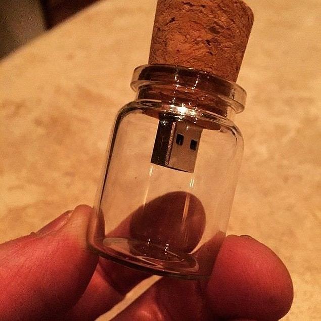 25. Modern way to send you message in a bottle.