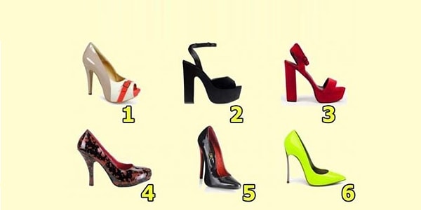 Итак, выберите понравившуюся вам туфельку!