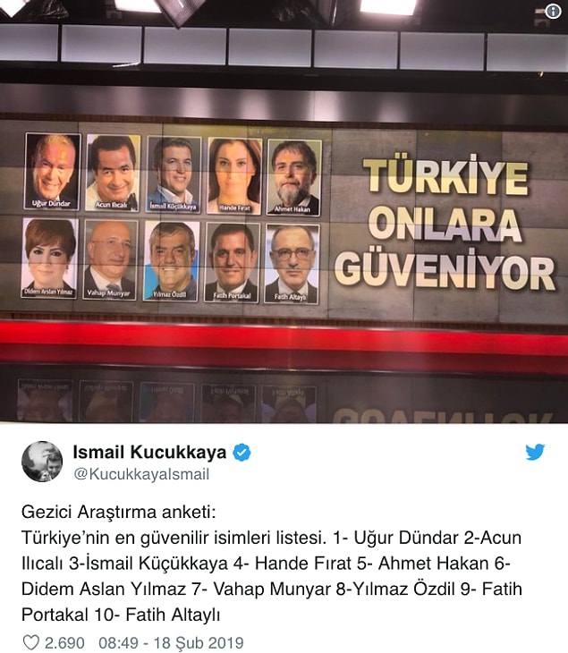 Anket sonuçları sosyal medyanın en çok konuşulanları arasında...