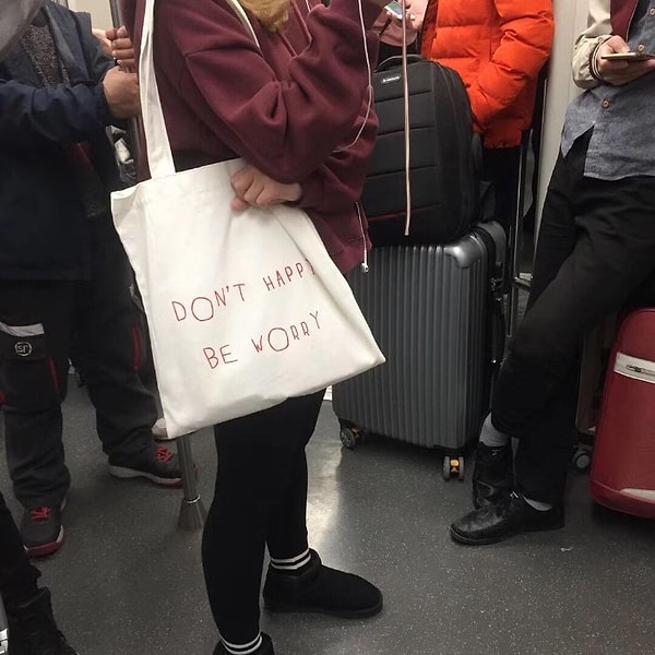 22. "Не будь счастлив. Беспокойся"