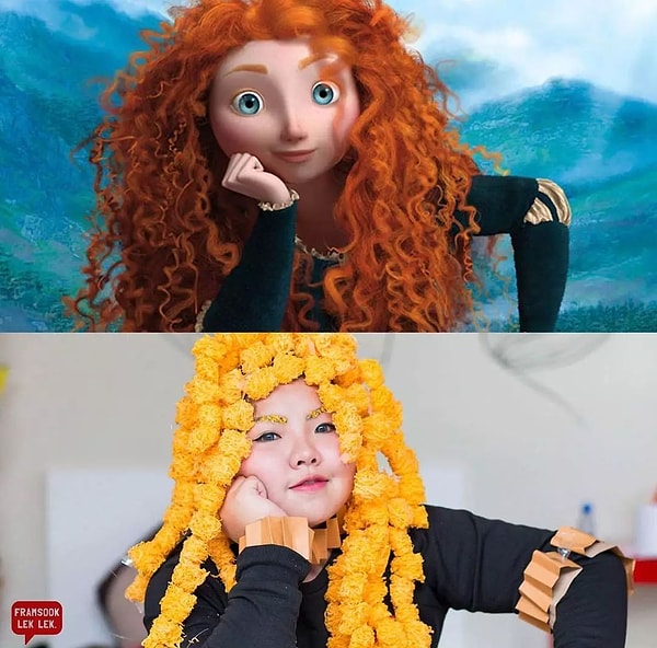 18. Мерида из мультфильма «Храбрая сердцем»