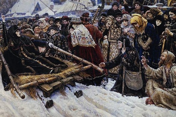 9. А кто написал знаменитую картину "Боярыня Морозова"?