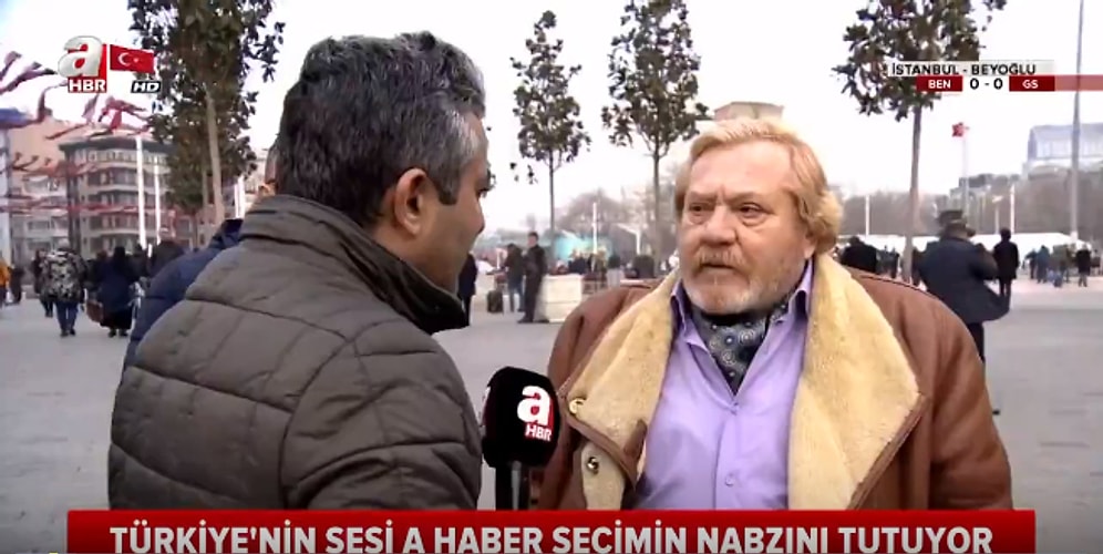 Tartışma Yaratan Röportaj: A Haber'in Sokakta Mikrofon Uzattığı Kişi Cast Ajansına Bağlı Gürsel Cephaneci Çıktı