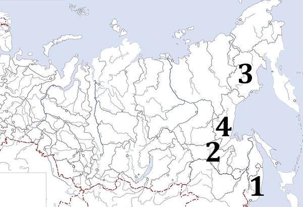 11. Известно ли вам местонахождение Хабаровского края?