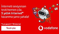 Ne Kadar Seviyorsun İnterneti? Testi Çözerek Hem Öğren Hem de 5 Yıllık İnternet Kazanma Şansı Yakala!