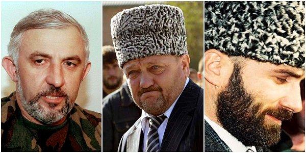 7. Bağımsızlık hareketinde Dudayev’in altında bulunan bu üç kişi ise Çeçenistan’ın kaderine olumlu/olumsuz, erken ölümünden dolayı Dudayev’den daha etkili şekilde yön verecekti. Bu kişiler 1)Aslan Mashadov, 2)Şamil Basayev ve 3)Ahmed Kadirov’du.