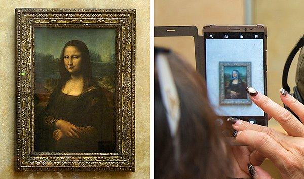 4. Paris, Louvre'daki Mona Lisa