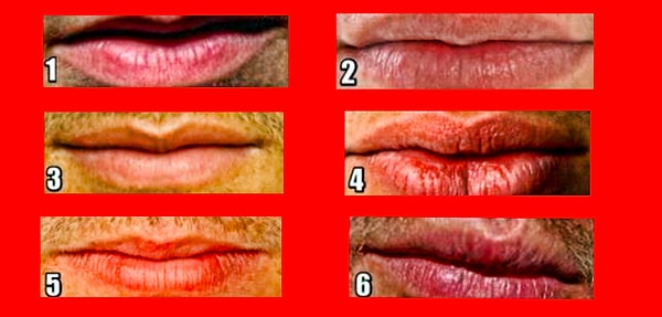 1. Итак, выберите мужские губы!