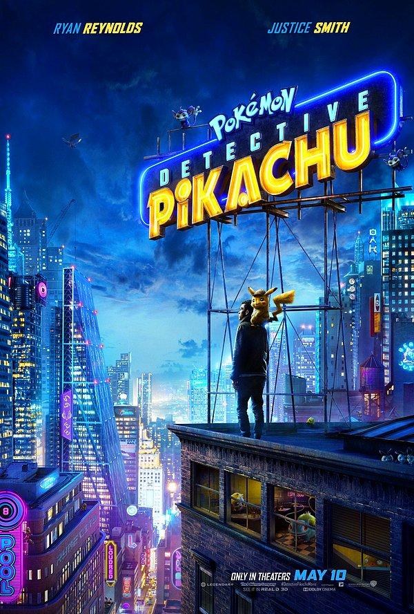 9. Ryan Reynolds’ın Pikachu’yu seslendirdiği Detective Pikachu filminden yeni bir poster yayınlandı.