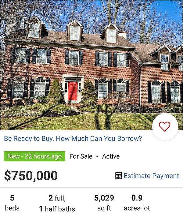 Philadelphia'da yaşayan bir adam satılık ev ilanlarına bakarken ilginç bir ev ile karşılaşmış.