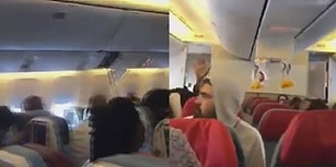 İstanbul-New York Seferi Yapan THY Uçağının Türbülansa Girmesinin Ardından Uçak İçinde Kaydedilen Korkutucu Görüntüler!