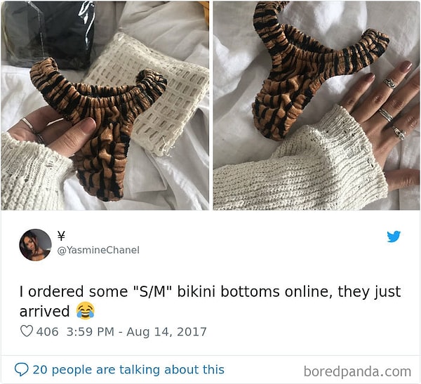 50. "Я заказывала бикини..."