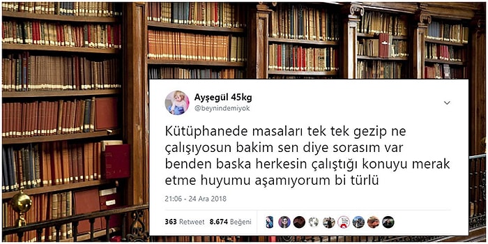 Kütüphane Anılarıyla Aklımızın Hep Başka Yerlere Kaydığını Kanıtlayacak Kişilerden Birbirinden Eğlenceli 15 Paylaşım