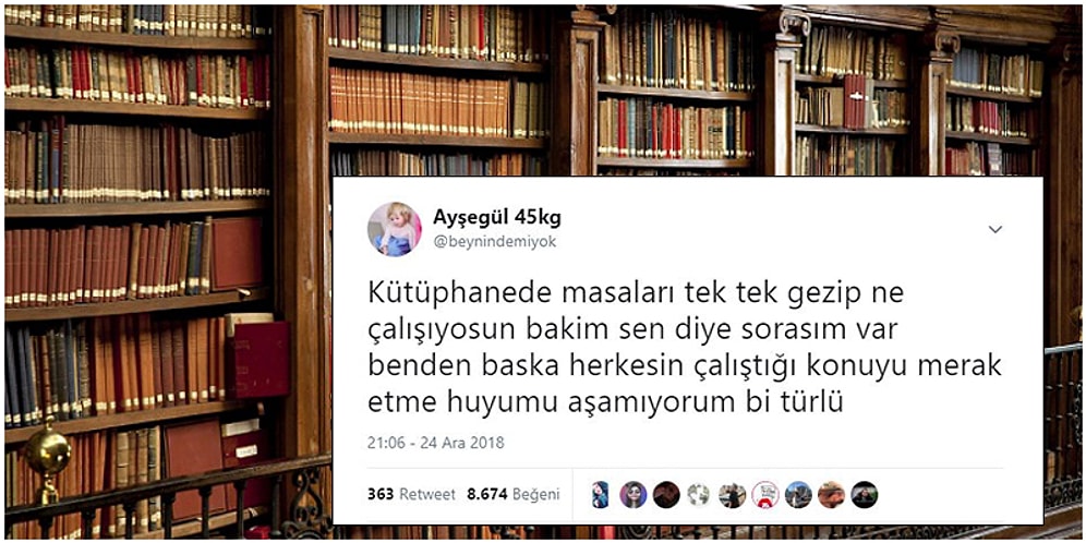 Kütüphane Anılarıyla Aklımızın Hep Başka Yerlere Kaydığını Kanıtlayacak Kişilerden Birbirinden Eğlenceli 15 Paylaşım