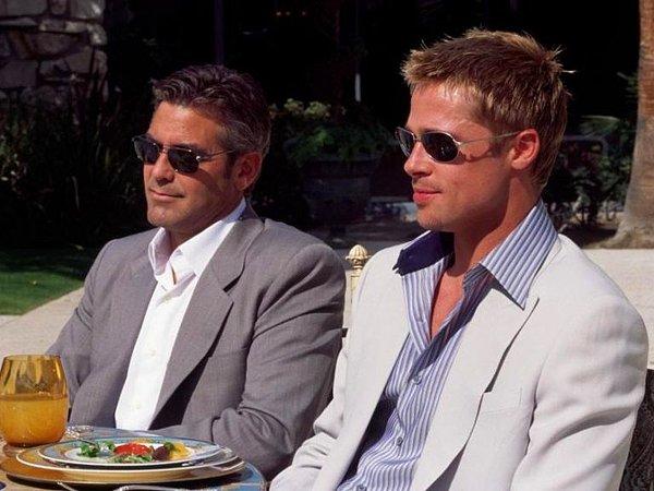 9. Dost: Brad Pitt ve George Clooney