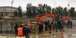 İzmir'de Yeraltı Park Alanı İnşaatında Göçük: İki Kişiyi Arama Çalışmaları Sürüyor