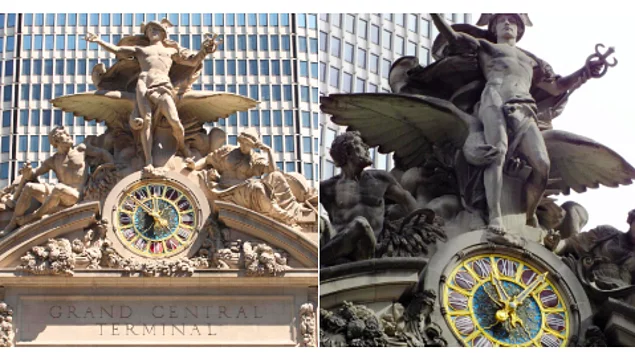 New York Merkez İstasyonu'nun güney cephesinde oldukça görkemli bir Hermes heykeli yer alıyor. Hız, ticaret ve seyahatle ilişkilendirilen Haberci Tanrı, bir istasyon için en ideal seçim...