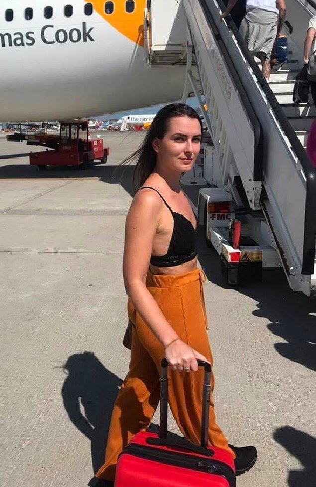 Emily O'Connor, 2 Mart’ta İngiltere’nin Birmingham kentinden Kanarya Adaları’na uçmak için havalimanına gitti. Thomas Cook Havayolları şirketinden bilet alan kadın, hiç beklemediği bir davranışla karşılaştı.