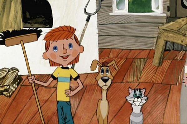 2. Какую обувь купил себе Шарик на зиму в мультфильме "Трое из Простоквашино"?