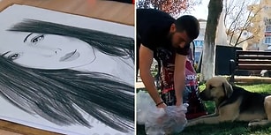 Kaleminden Mama Dökülüyor: Çizimleriyle Sokak Hayvanlarının Karnını Doyuran Güzel İnsan