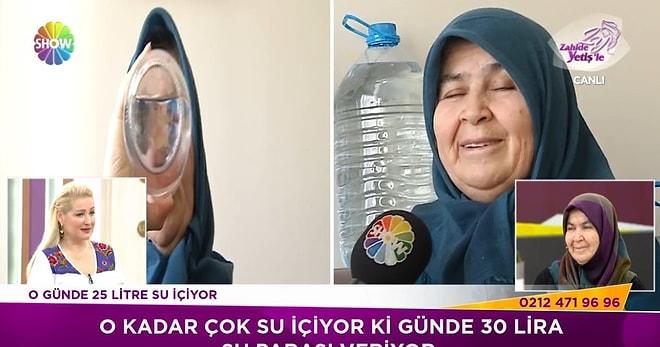 Günde 25 Litre Su İçen 66 Yaşındaki Necla Teyze ve O Teyzeye Sosyal Medyadan Gelen Tepkiler!