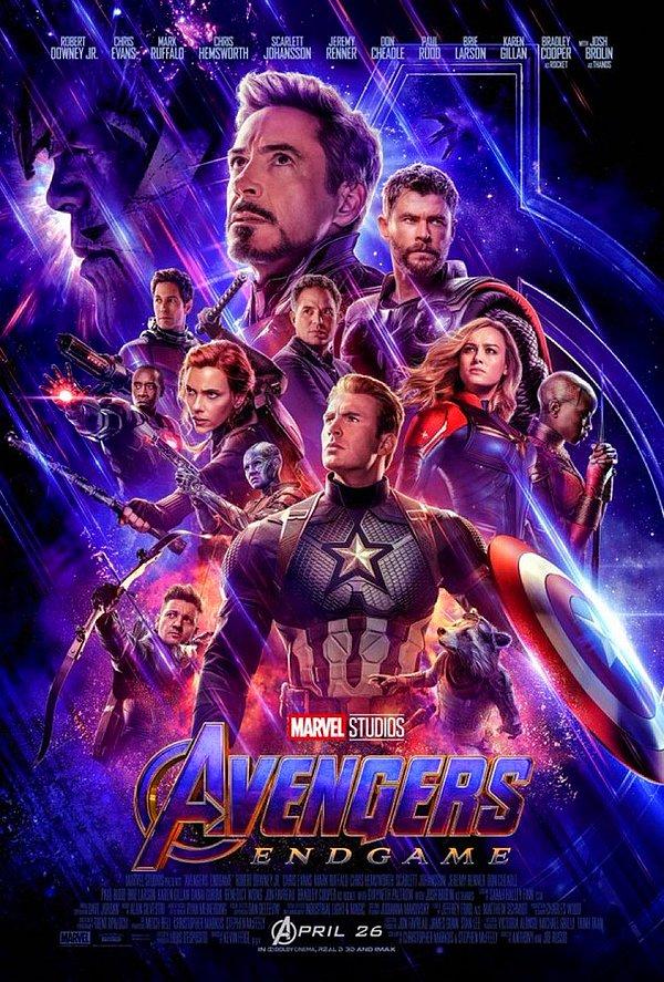 6. Avengers: Endgame filminin afişi yayınlandı. Infinity War ile başlayan hikâyeyi devam ettiren Endgame, 26 Nisan’da vizyona girecek.