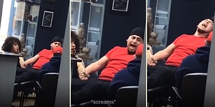 Dövme Yaptırırken Çığlık Çığlığa Kalan Adam