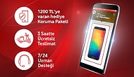 Bu telefonda 1200 TL değerindeki Koruma Paketi ve 3 saatte teslimat ücretsiz!