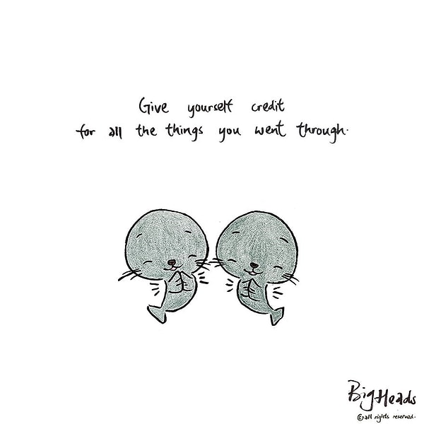 6. Отдай себе должное за то, через что ты прошел