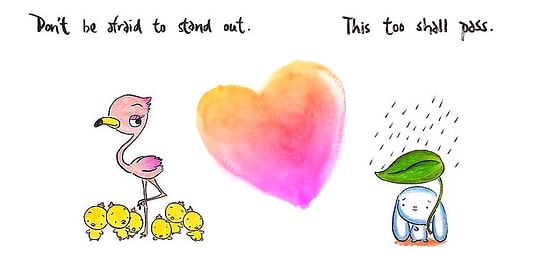 25 минималистичных комиксов о том, как это важно - любить себя (очень-очень)