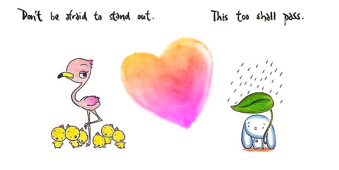 25 минималистичных комиксов о том, как это важно - любить себя (очень-очень)