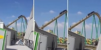 Ankapark'ta Rollercoaster Bozuldu, İnsanlar Metrelerce Yüksekte Raylardan Yürüyerek İndi!