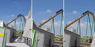 Ankapark'ta Rollercoaster Bozuldu, İnsanlar Metrelerce Yüksekte Raylardan Yürüyerek İndi!