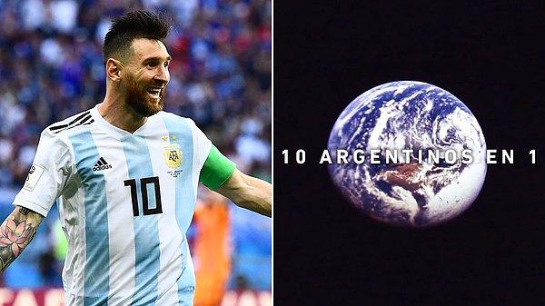 "Messi bu gezegenden değil"