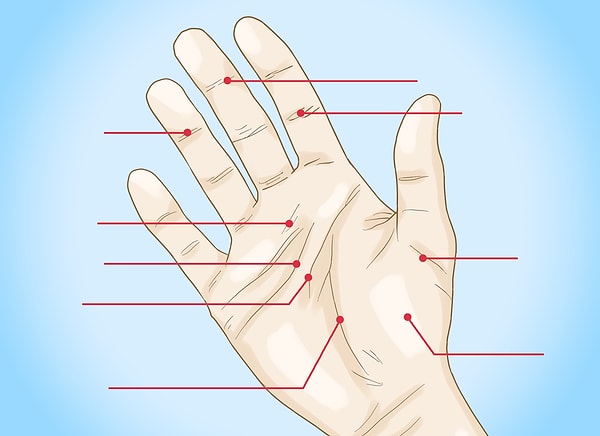 6. Видите квадратики на линии сердца?