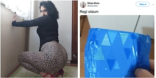 Görmediğimiz Bir Bu Kalmıştı! Regl Olduğunu Twitter'dan Duyuran Dilan Dere'ye Gelen Birbirinden İlginç Tepkiler