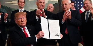 Kararname İmzalandı: Donald Trump, Golan Tepeleri Üzerinde İsrail’in Egemenliğini Resmen Tanıdı