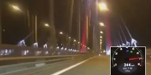 Yavuz Sultan Selim Köprüsü'nden 344 KM Hızla Geçti!