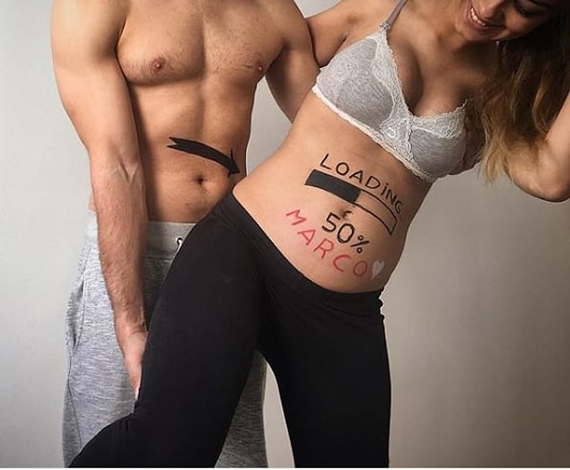 Bu ''bebek yükleniyor'' fotoğrafı da aynı şekilde!