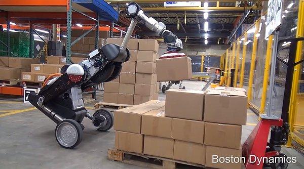 Atlas, Spot, BigDog robotlarını da geliştirmeye devam eden Boston Dynamics, Handle robotunun da gelecekte çok iyi işler yapacağının haberini müjdeliyor.