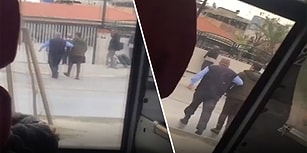 Görme Engelli Vatandaşın Yolun Karşısına Geçmesine Yardım Eden Otobüs Şoförü