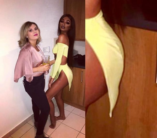 11. Поплывший шкаф как бы намекает на отсутствие шикарной пятой точки у этой дамы