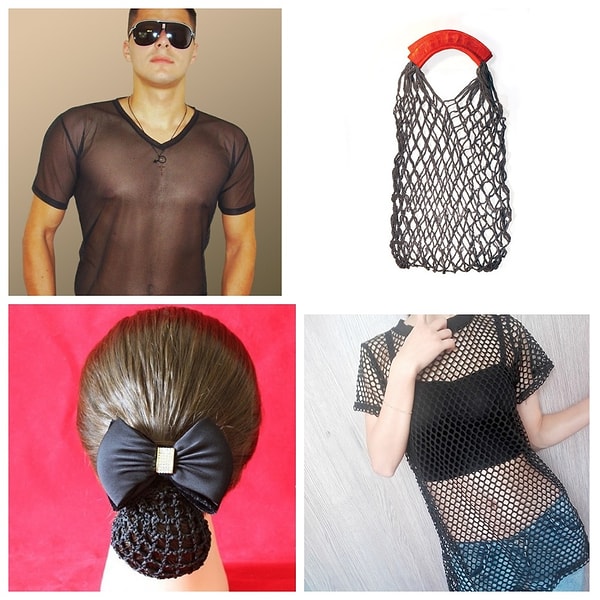 9. Вещи из сетки