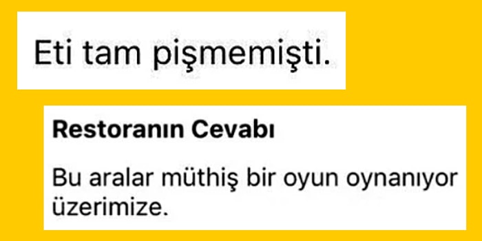 Yemeksepeti'nin Birbirinden Sayko Restoran Sahiplerinden Atarlı ve Komik 16 Cevap