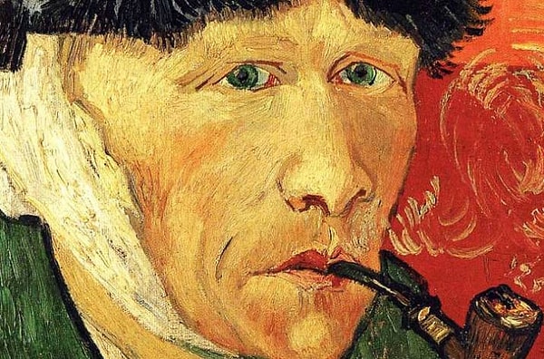 2. Художник на картине отрезал себе ухо. Как его зовут?